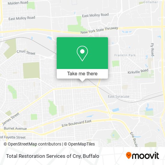 Total Restoration Services of Cny map