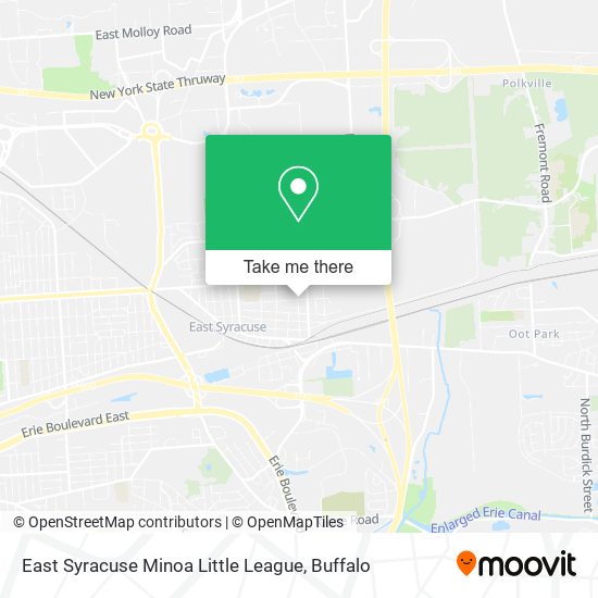 Mapa de East Syracuse Minoa Little League