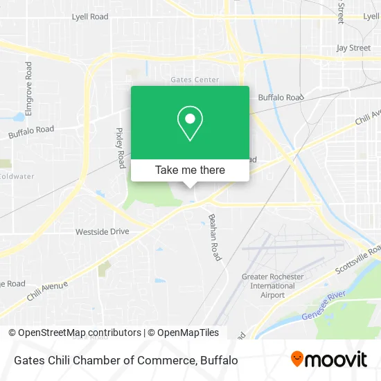 Gates Chili Chamber of Commerce map