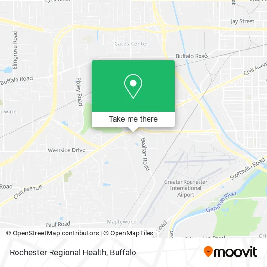 Rochester Regional Health map