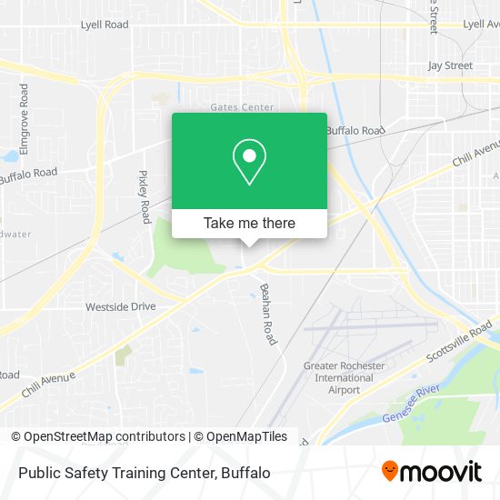 Public Safety Training Center map