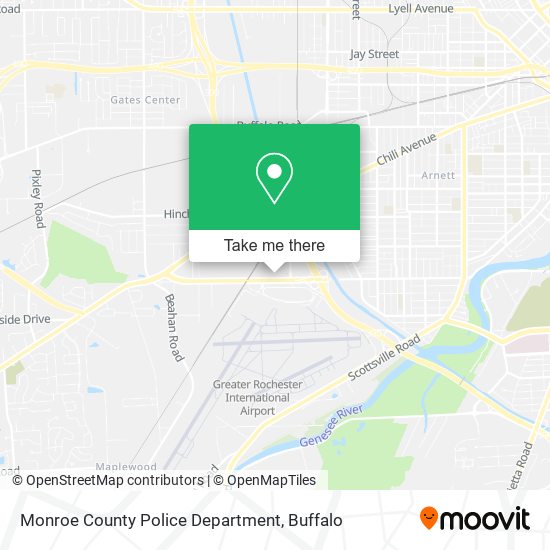 Mapa de Monroe County Police Department