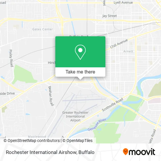 Rochester International Airshow map