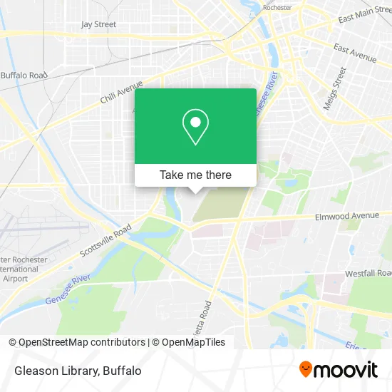 Gleason Library map