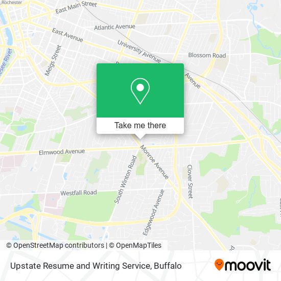 Mapa de Upstate Resume and Writing Service