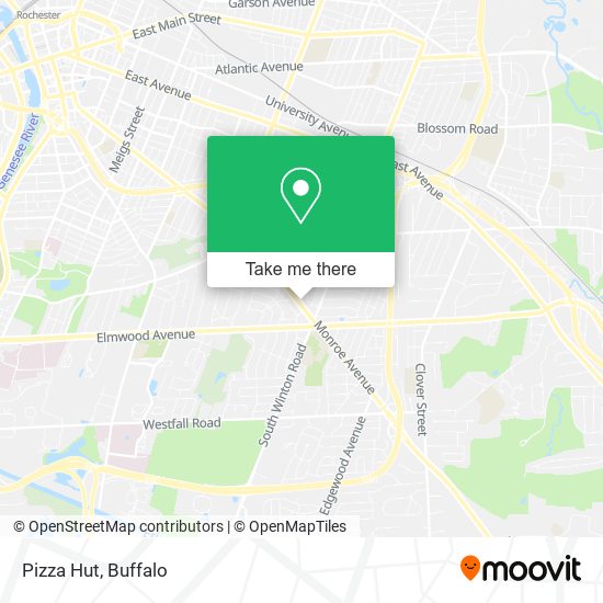 Mapa de Pizza Hut