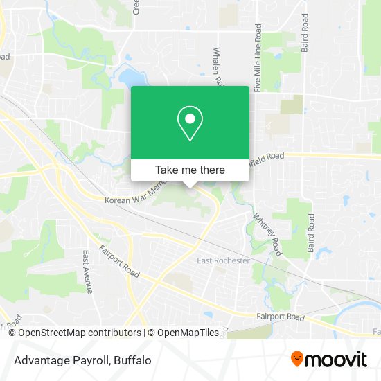 Mapa de Advantage Payroll