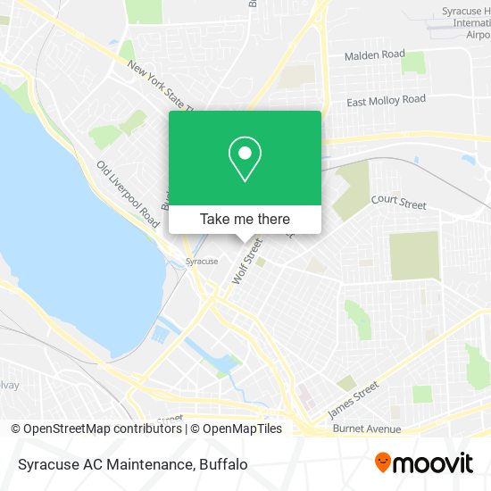 Syracuse AC Maintenance map