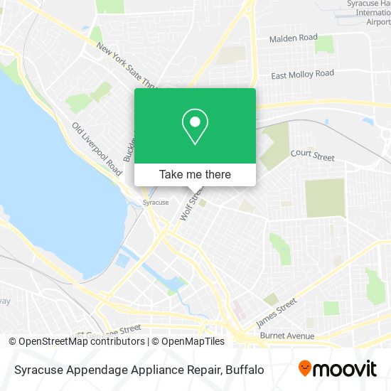 Syracuse Appendage Appliance Repair map