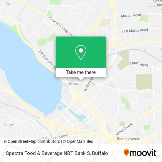Spectra Food & Beverage NBT Bank S map