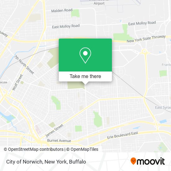 City of Norwich, New York map
