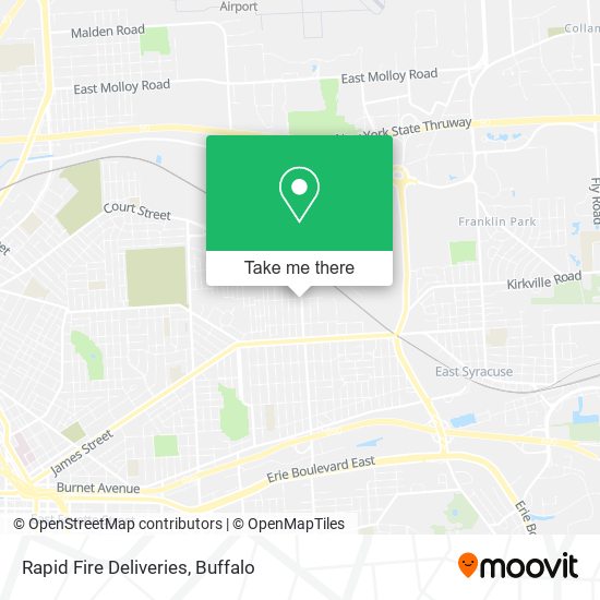Rapid Fire Deliveries map