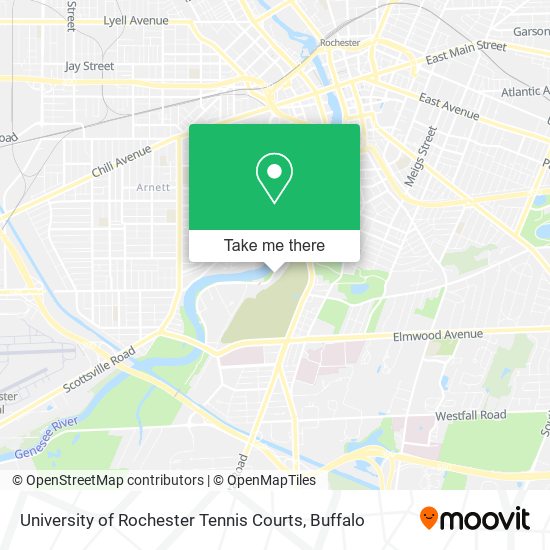 Mapa de University of Rochester Tennis Courts