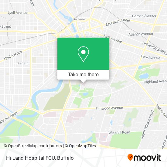 Hi-Land Hospital FCU map