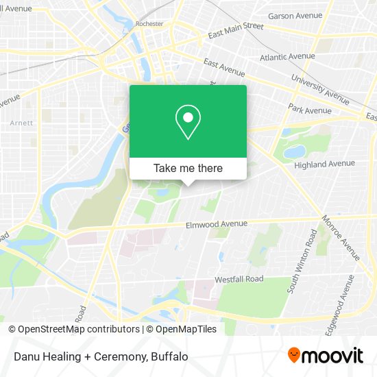 Mapa de Danu Healing + Ceremony