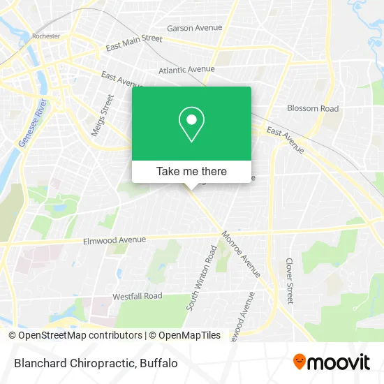 Blanchard Chiropractic map