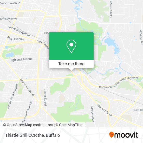 Thistle Grill CCR the map