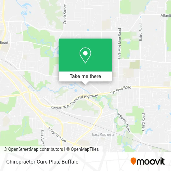 Chiropractor Cure Plus map