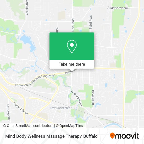 Mind Body Wellness Massage Therapy map