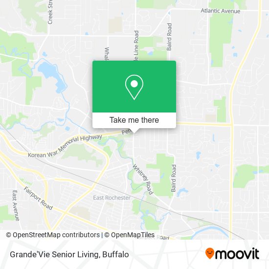Grande'Vie Senior Living map