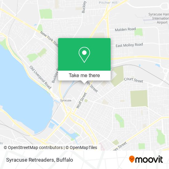 Syracuse Retreaders map