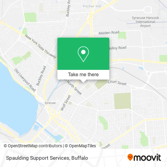 Spaulding Support Services map