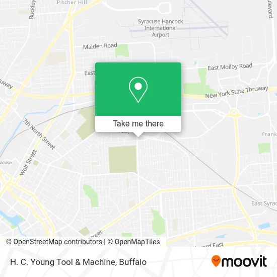 H. C. Young Tool & Machine map
