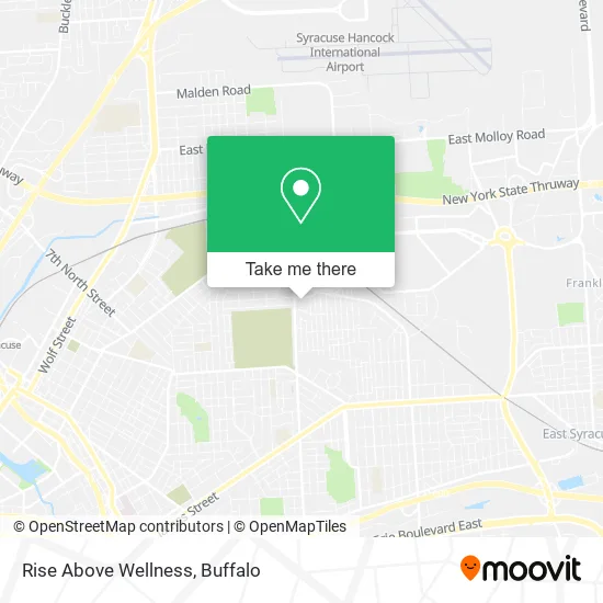 Rise Above Wellness map