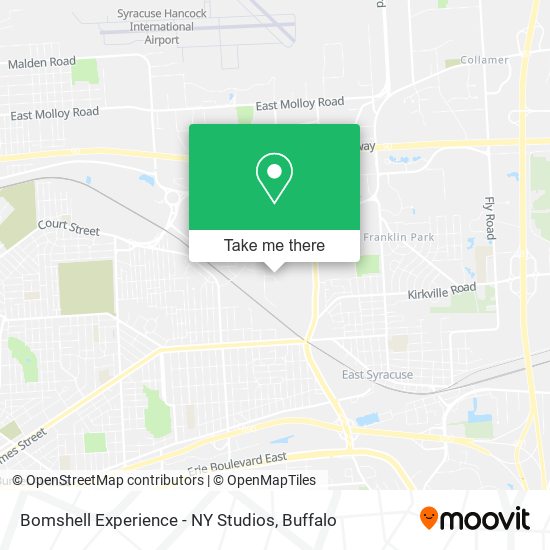 Mapa de Bomshell Experience - NY Studios