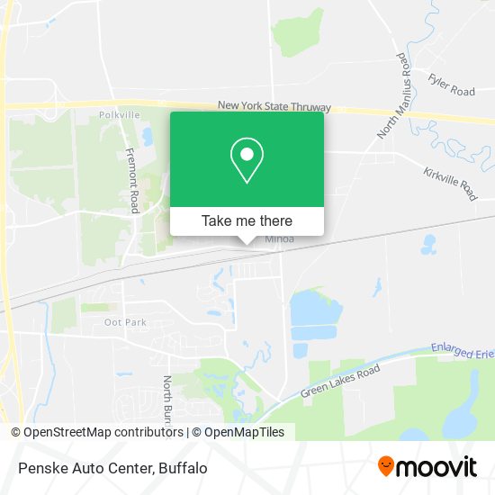 Mapa de Penske Auto Center