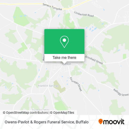 Owens-Pavlot & Rogers Funeral Service map