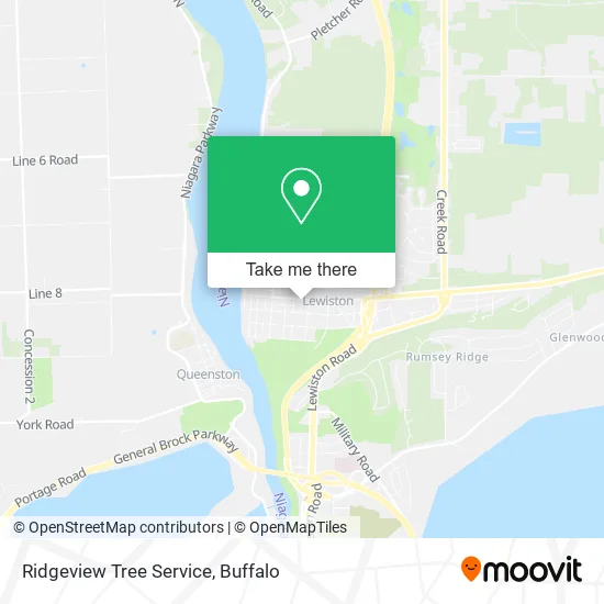 Ridgeview Tree Service map