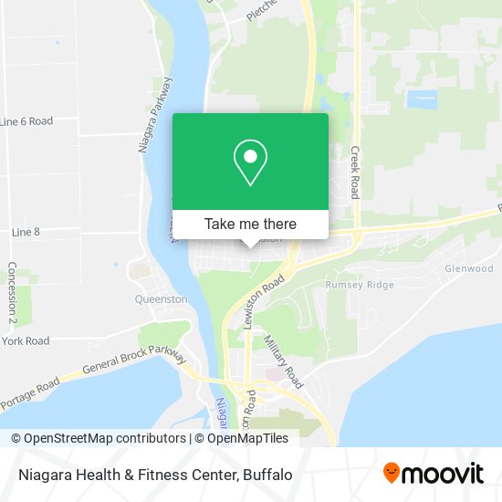 Mapa de Niagara Health & Fitness Center