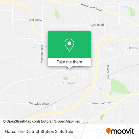Mapa de Gates Fire District Station 3