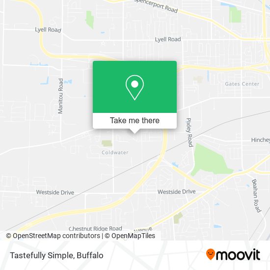 Mapa de Tastefully Simple