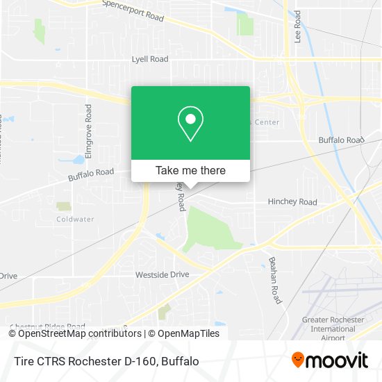 Tire CTRS Rochester D-160 map