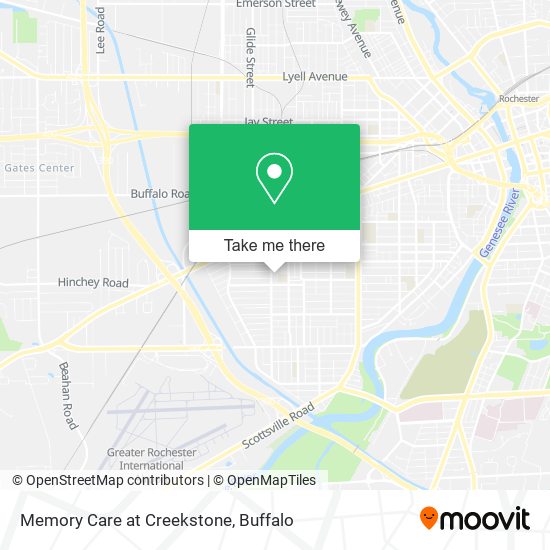Memory Care at Creekstone map
