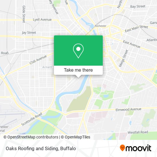 Mapa de Oaks Roofing and Siding