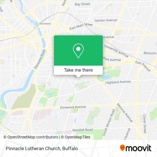 Pinnacle Lutheran Church map