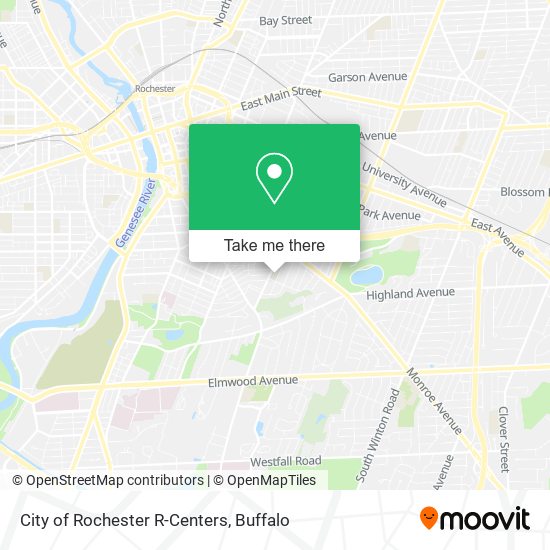 Mapa de City of Rochester R-Centers