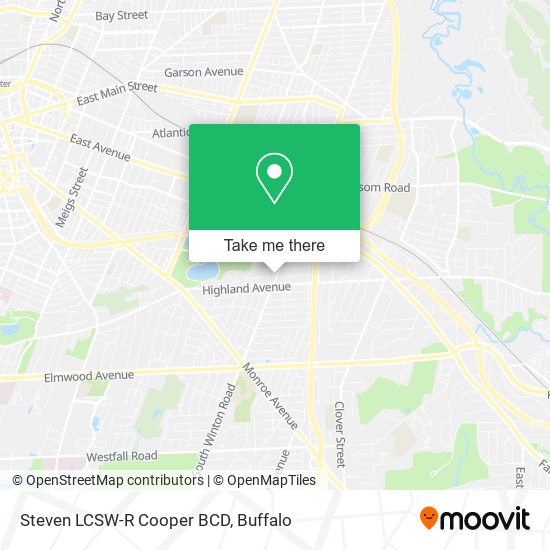 Steven LCSW-R Cooper BCD map