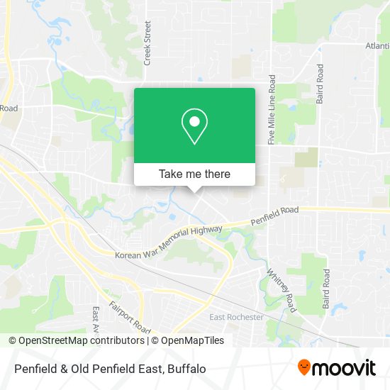 Penfield & Old Penfield East map