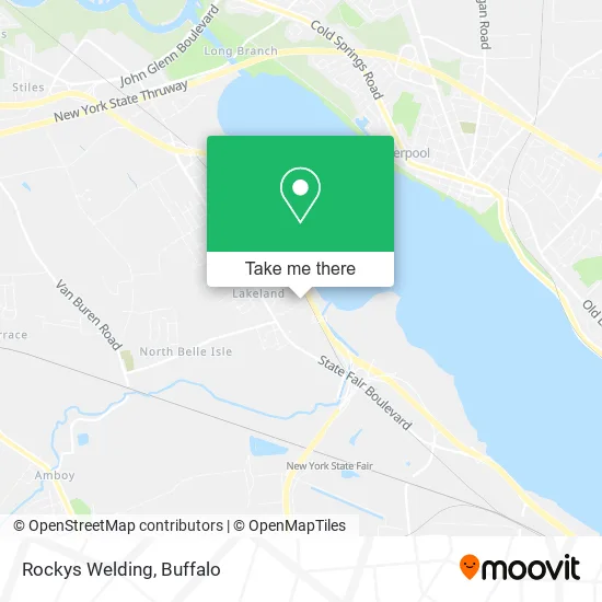Rockys Welding map