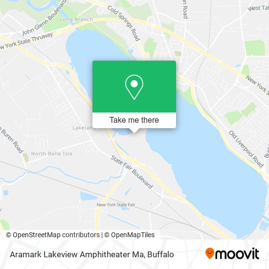 Aramark Lakeview Amphitheater Ma map