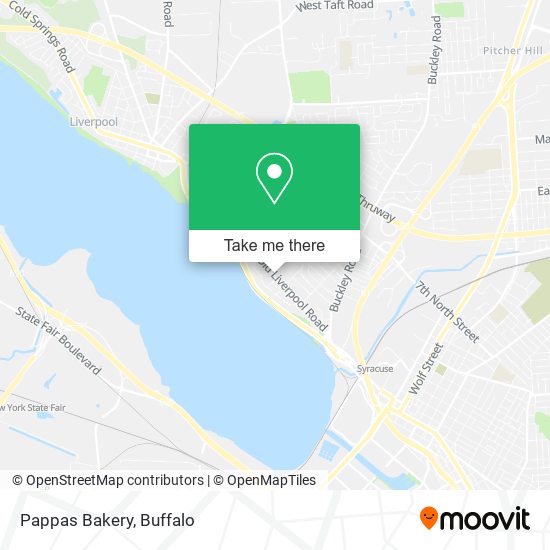 Mapa de Pappas Bakery