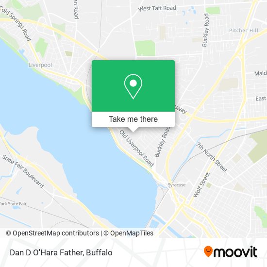Dan D O'Hara Father map