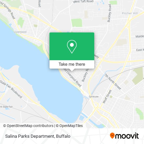 Salina Parks Department map