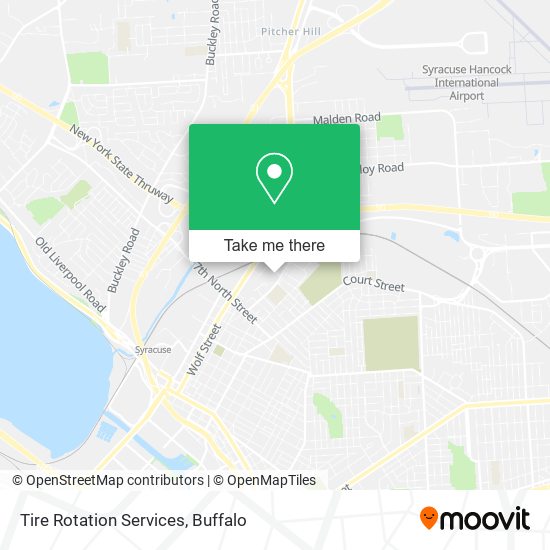 Mapa de Tire Rotation Services