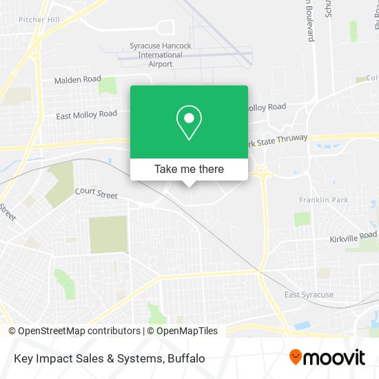 Key Impact Sales & Systems map