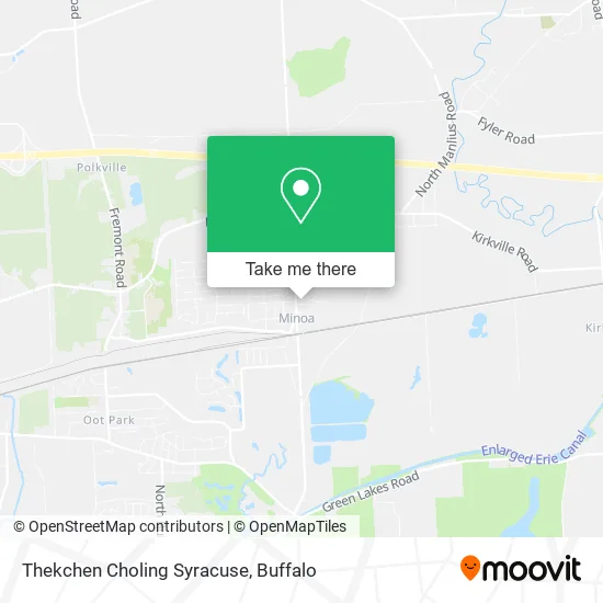 Thekchen Choling Syracuse map